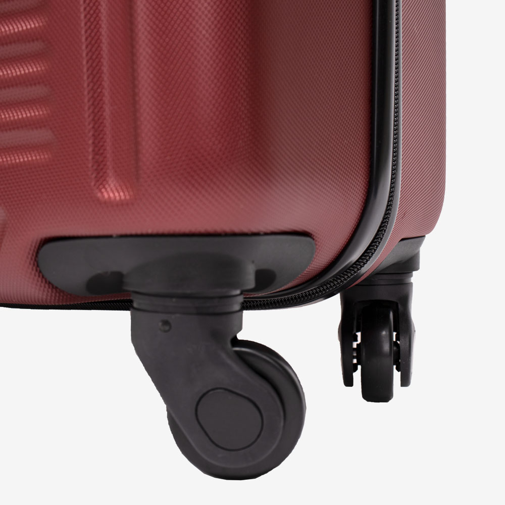 Комплект куфари KREAL модел PERU ABS червен